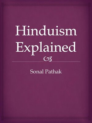cover image of Hinduism Explained